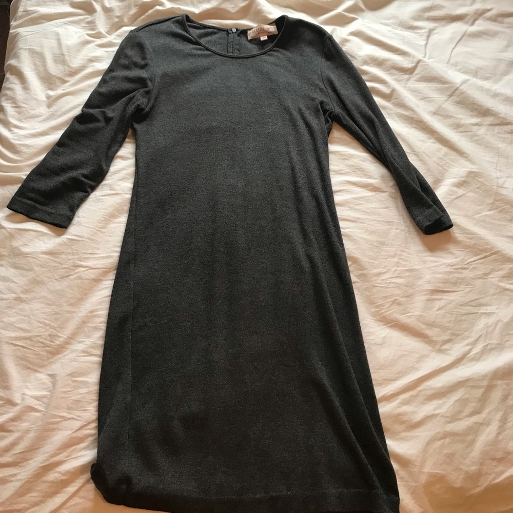Long gray dress